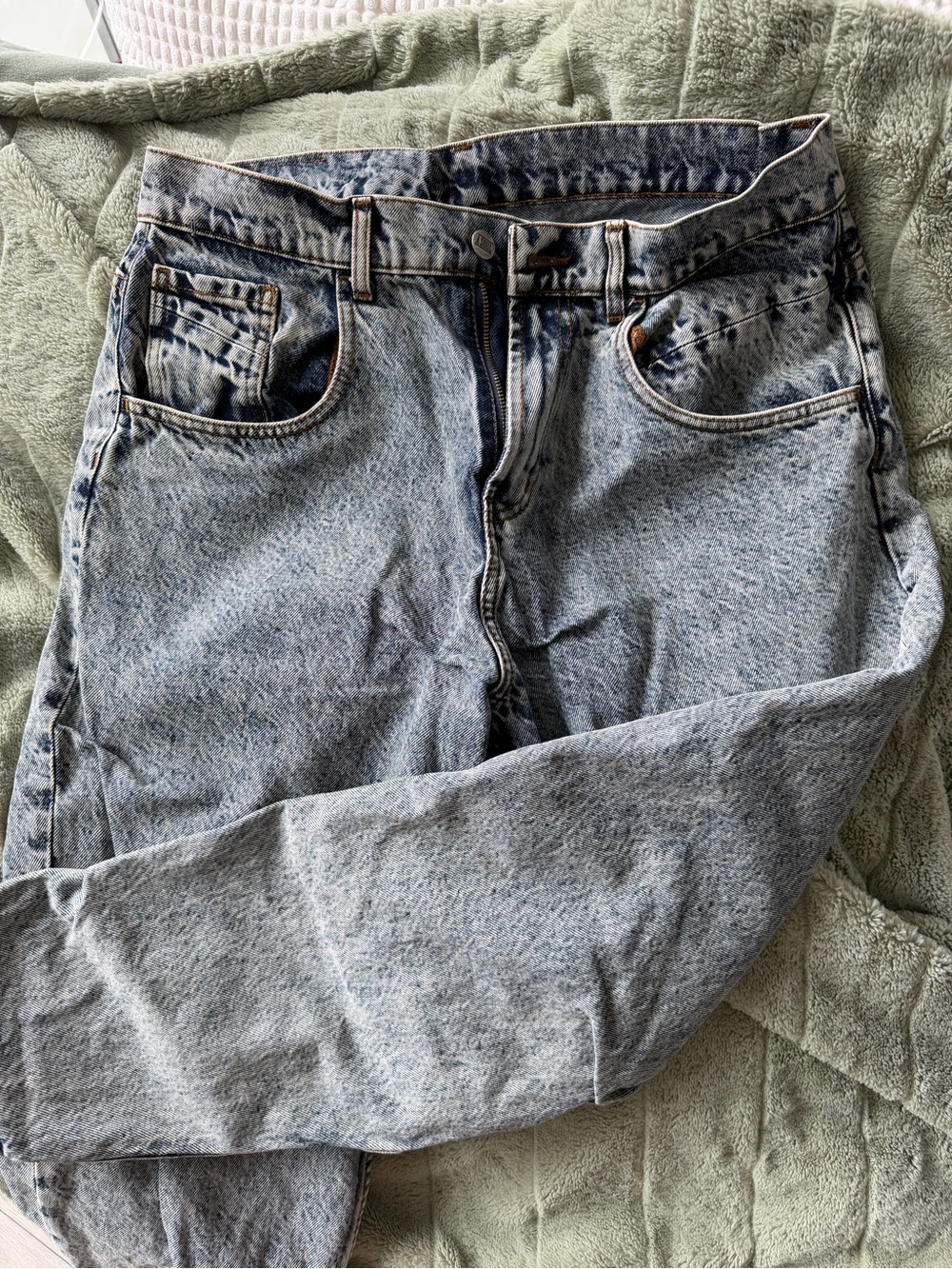 ASoul Acid Wash Barrel jeans